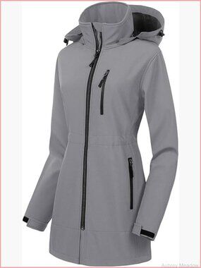 Lightweight Waterproof Softshell Tactical Jacket Fleece Lined Windbreaker Long